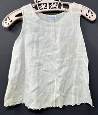 Vintage Toddlers Girls or Dolls White Petticoat Slip Tagged Kiddycrafts