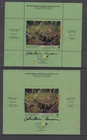 CANADA QUEBEC 2006 DUCK STAMP SINGLES WITH WWF SURCHARGE PERF AND IMPERF  VFNH