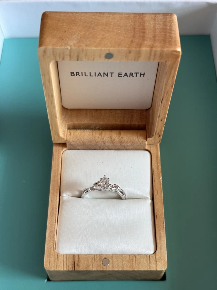 Brilliant Earth Engagement Ring (Lab Grown Diamond w/ Necklace & Earrings) - Image 4 of 4