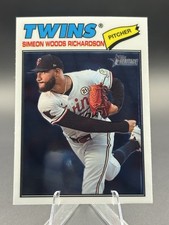 Simeon Woods Richardson 2026 Topps Heritage #200 White Chrome SP