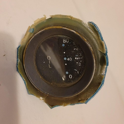 #ad Vintage Teleflex OIL PRESSURE Boat Gauge $14.00