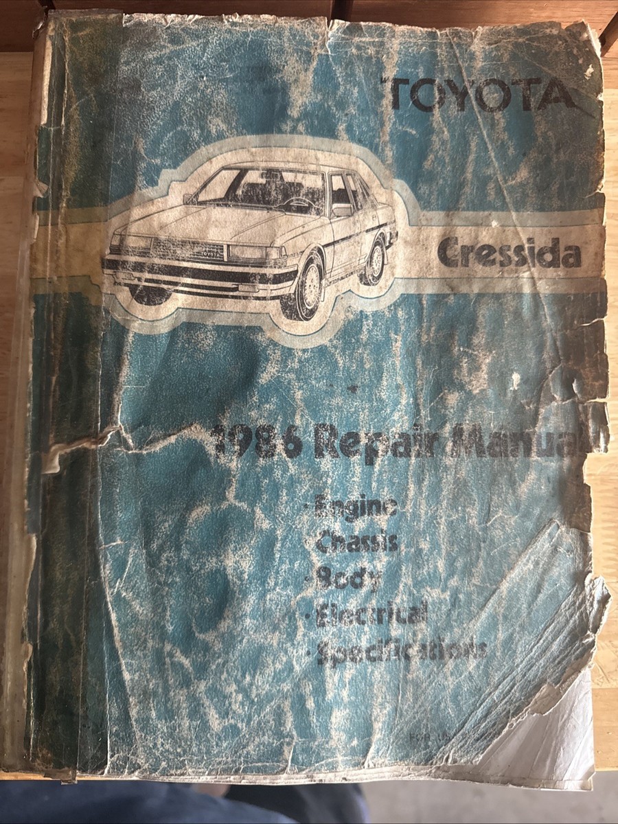 1986 Toyota Cressida Wagon Factory Repair And Manual Electrical