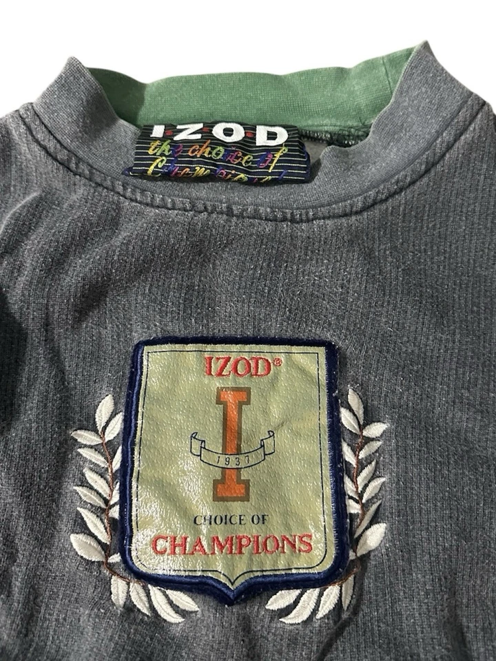 Izod Choice Of Champions Vintage Cuello Redondo Hombre Talla Mediana  Foto 2 de 4