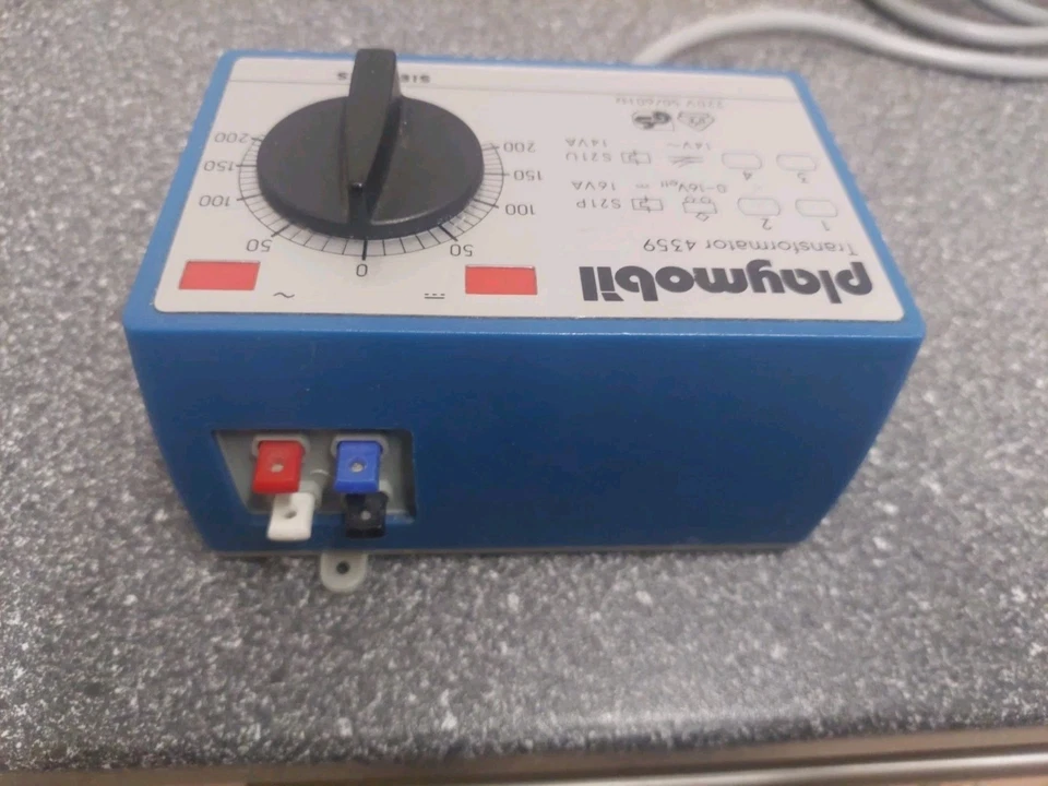 PLAYMOBIL TRANSFORMATOR 4359; TRAFO FÜR MODELLEISENBAHN, FAHRREGLER - Bild 2 von 3