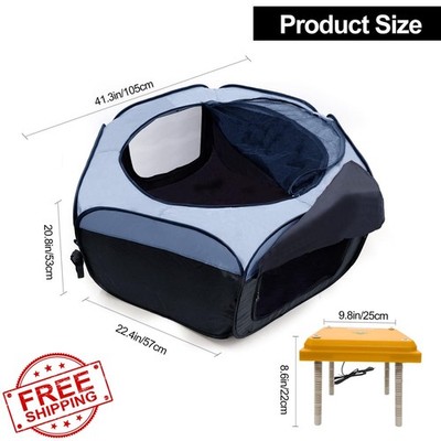 Brooder Box Baby Chick Starter Kit Blue Heating Plate Storage Bag
