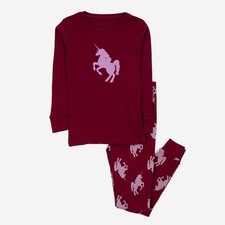 Leveret Two Piece Cotton Pajamas
