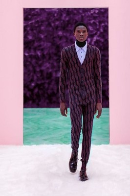 21aw Body geometrisches Muster PRADA raf simons