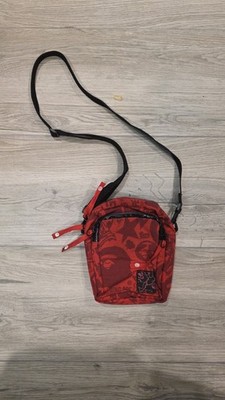 A Bathing Ape BAPE Shoulder Bag Crossbody Camo Red Unused (Vintage)