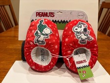 Peanuts Children's Slippers - Snoopy  Belle Skating Size 11/12 New with Tags