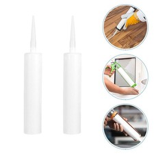 10 Pcs Portable Refillable Caulk Tubes Empty Sealant Tubes For Floor Tiles