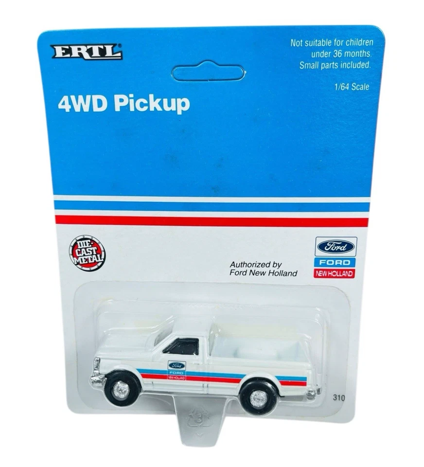 (3) Varied Ertl Ford F-250 4WD Pick-Up Trucks ~ 1994 Sealed Die Cast 1:64 - Image 2 of 4