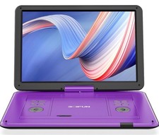 BOIFUN 17.5" Portable DVD Player with 15.6" Large HD Swivel Screen 6 Hr Battery