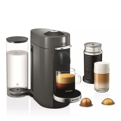 249$ Nespresso Vertuoplus Deluxe Coffee & Espresso Single-Serve Machine Black