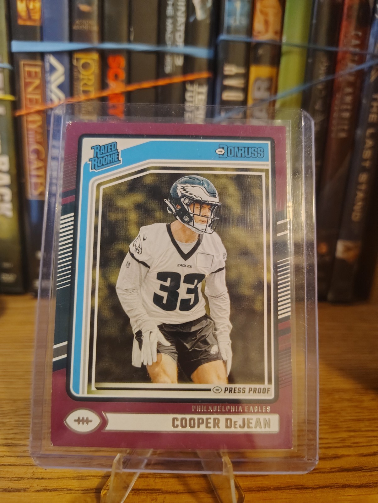2024 Panini Donruss - Rated Rookie Cooper DeJean #305 Purple Press Proof (RC)