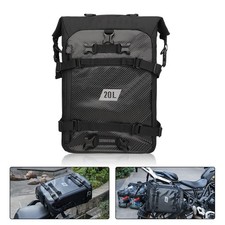 Mochila de almacenamiento de equipaje trasero de motocicleta 20L para Harley BMW Honda