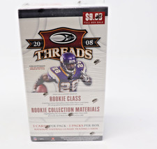 Rare 2008 Donruss NFL Threads Sealed Football Blaster Box Rookies Peterson