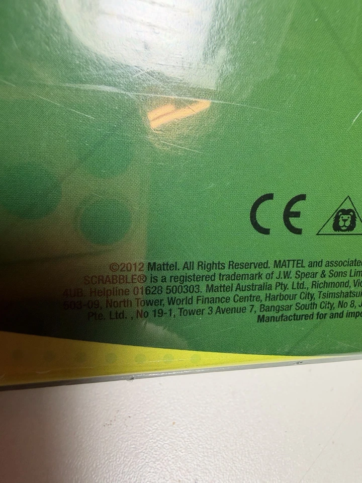 Mattel Scrabble Original Classic Board Tile Game - New Sealed - Image 4 of 4