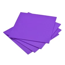 4 Pack 9.84 x 9.84" 5mm Thickness EVA Foam Sheets for Arts Purple
