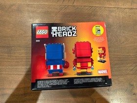 LEGO 41492 2016 SDCC Exclusive BrickHeadz Ironman & Cpt. America #0644