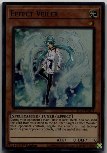 Effect Veiler (UR) Ultra Rare 25th Anniversary Rarity Collection RA01-EN003 LP