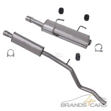 ATEC AUSPUFFANLAGE MITTEL ENDSCHALLDÄMPFER FÜR PEUGEOT 206 CC 2.0 BJ 00-07