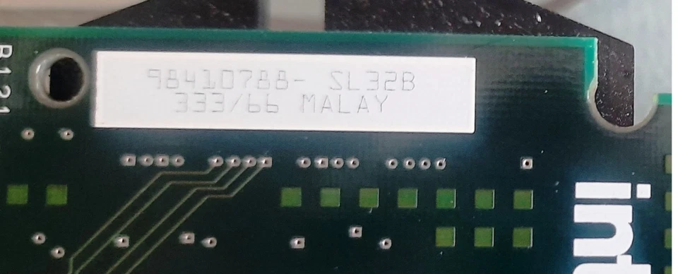 cpu Celeron 333/66 MHz SLOT1 SL32B PROCESSORE Mendocino VINTAGE - Immagine 3 di 3