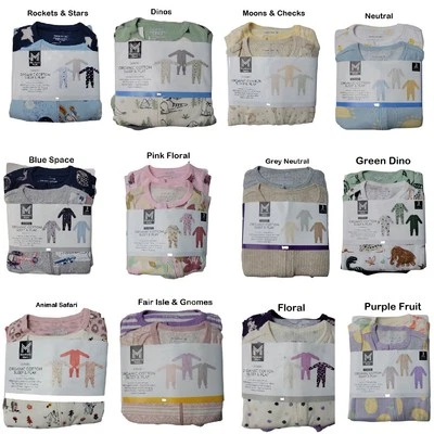 Member's Mark Baby 3-Pack Organic Cotton Soft Sleep And Play