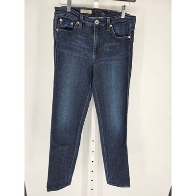 Adriano Goldschmied Womens Sz 28 The prima Mid Rise Cigarette Blue Jeans