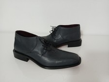 Scarpe Derby Cerimonia Uomo Carlo Pignatelli Pelle Nero Originale Numero 42