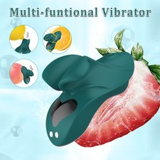 Finger Wear Vibrator 9 Speed Silicone Clitoral Massager Female Masturbation