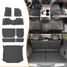Floor Mats Fit Jeep Grand Cherokee 2011-2021 Trunk Cargo Liner Tpe Backrest Mat