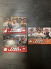 Lotto di 3 carte collezionabili baseball Upper Deck Team Leaders 2009