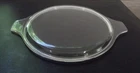 Vintage Pyrex Cinderella Casserole 475-C Flat Tab Handle Clear Glass LID ONLY