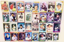 DARRELL EVANS - Huge 32 different card lot! Topps-Fleer-Donruss+ GIANTS-TIGERS+