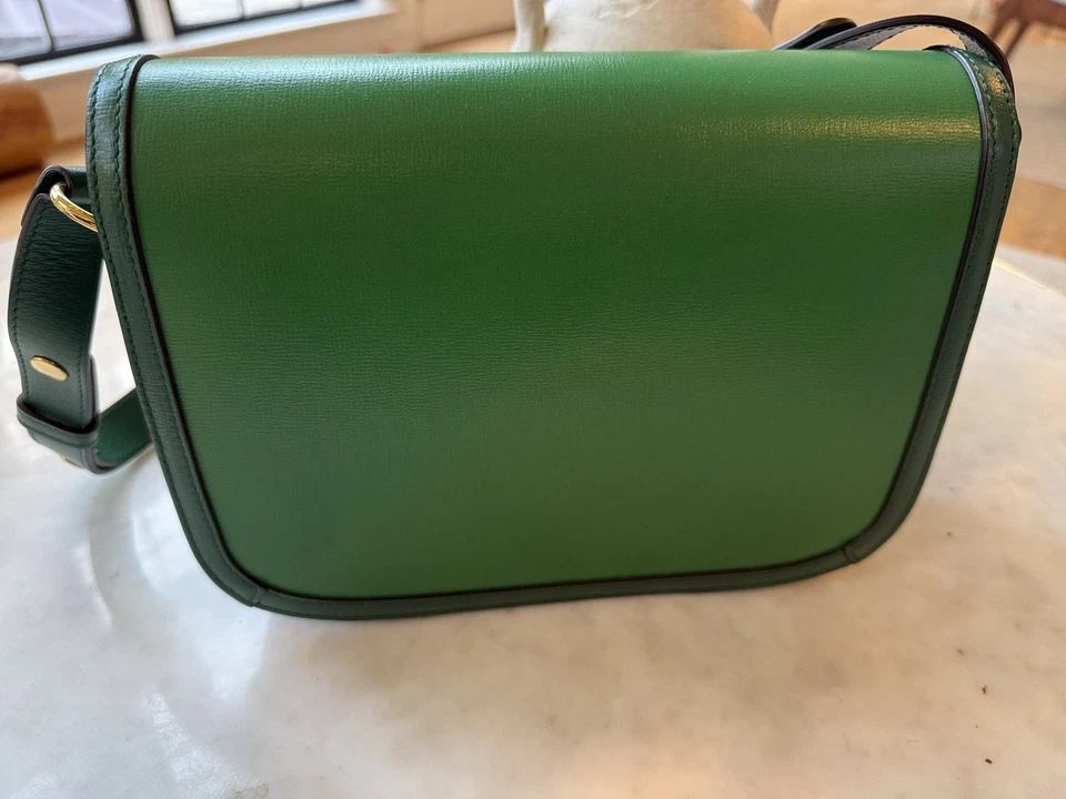 GORGEOUS & Authentic Gucci Horsebit 1955 Shoulder Bag - RARE Green! - Image 3 of 4