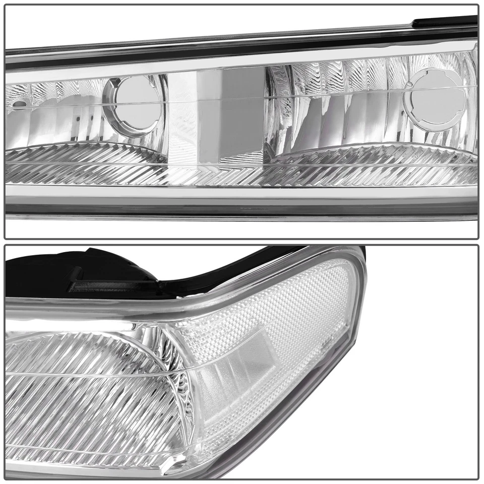 Faros esquineros transparentes carcasa cromada para Chevy Colorado GMC Canyon 04-12 Foto 4 de 4