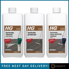 HG FLOORS LAMINATE VINYL PVC CLEANER SHINE EXTRA STRONG LIQUID PROTECTOR 1L NEW