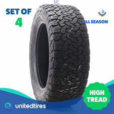Set Of 4 Used Lt 28555r20 Bfgoodrich All-terrain Ta Ko2 - 10.5-1132