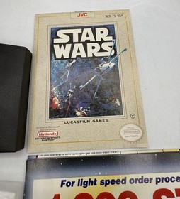 Star Wars NES Nintendo Complete CIB Great Condition w/ RARE POSTER! NICE!