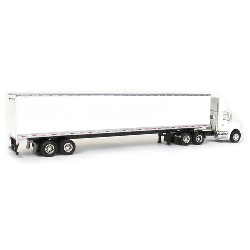1/64 White International 8600 with Trailer with Single Rear Door 34549 - Picture 3 of 5