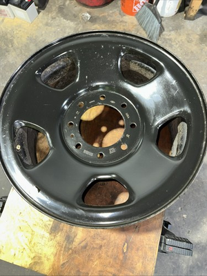 #ad 06 10 Ford F 250 F 350 SuperDuty 17quot; x 7 1 2 8 Lug Black Spare Rim Wheel $115.00