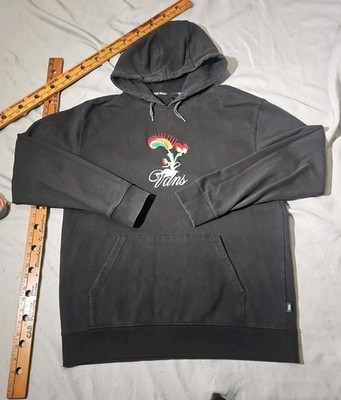 Vans Hoodie Mens Large Black Venus Fly Trap Off The Wall Fleece Skateboarding