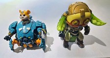 Overwatch Hammond Wrecking Ball & Orisa Figures Blizzard Cute Stylized Lot