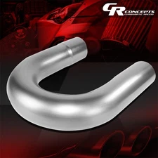 Metallic Mild Steel 180 Degree 2-1/2" Piping Diy Custom Exhaust Tubing U-Bend