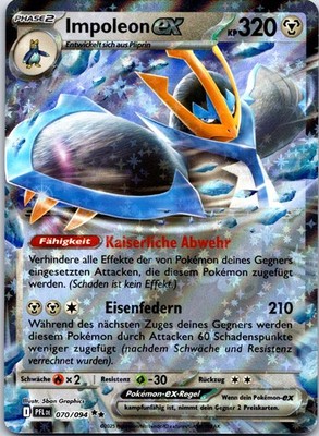 Impoleon ex Double Rare ME02: Phantasmal Flames 070/094 deutsch Pokemon Karte