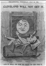 Photo:Cleveland 3rd Term Grover Cleveland Political Cartoon 1895