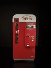 1994 Coca Cola Vendo Diecast Miniature Machine 7” Coin Bank Collectible Works