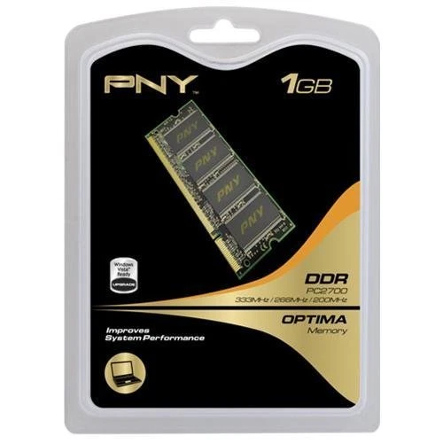 Ordenador PNY DDR1 SDRAM 512 MB capacidad por módulo de memoria (RAM)