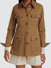 NEW NILI LOTAN  Chase Jacket in brown size L #DC69