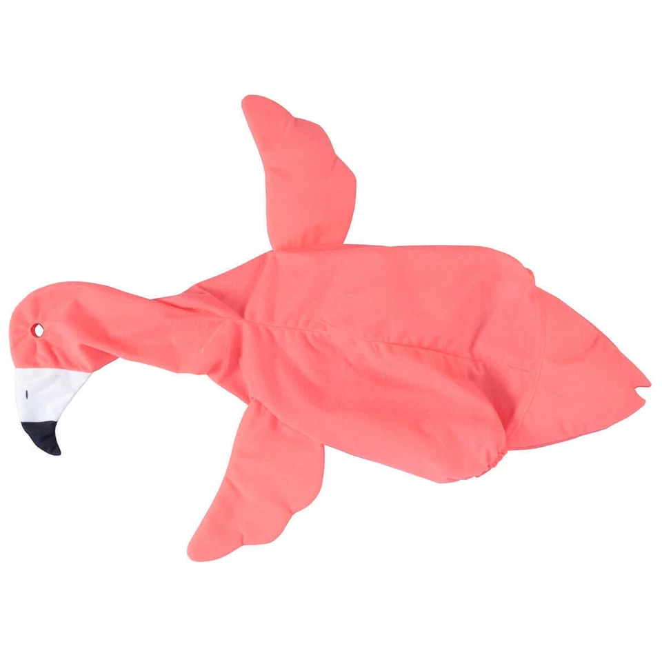 Bonito traje de ganso flamenco rosa disfraz para ganso grande 23" H, poliéster Foto 4 de 4